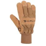 Carhartt Men's Storm Defender Insulated Duck Synthetic Suede Knit Cuff Glove