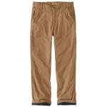 Carhartt Men's Rugged Flex Relaxed Fit Canvas Flannel Knit Lined Utility Work Pant