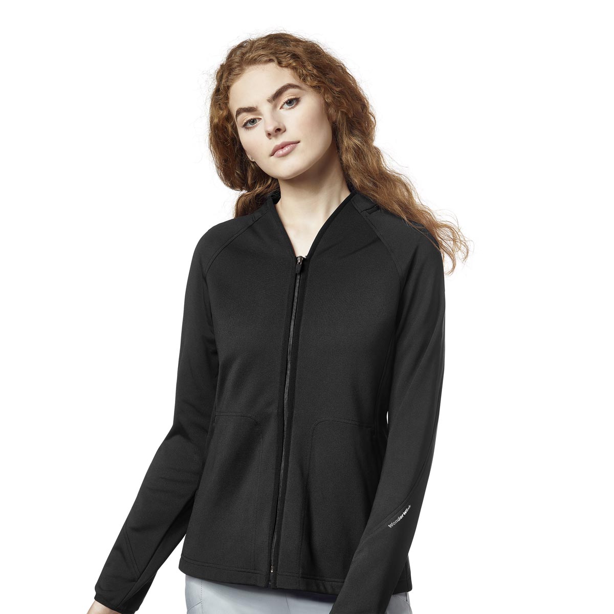 Wink Scrubs Women's Fleece Full Zip Jacket Extended Sizes