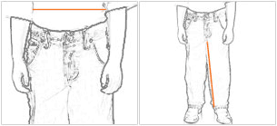 Wrangler Pants Measurement Guide